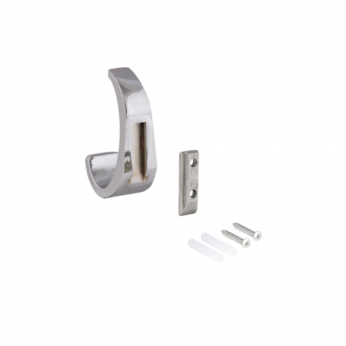 Крючок меб. однорожковый мет. MYHITO хром AKS_5