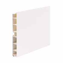 Цоколь мебельный ПВХ h=150 белый L=4000мм, РФ Цоколь мебельный ПВХ h=150 белый L=4000мм, РФ