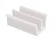 Профиль пластик белый направляющая для 2-х стекол высокий (L-2500)_preview_1