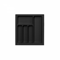 Лоток для столовых приборов 500 PIXEL 435*485, черный AKS