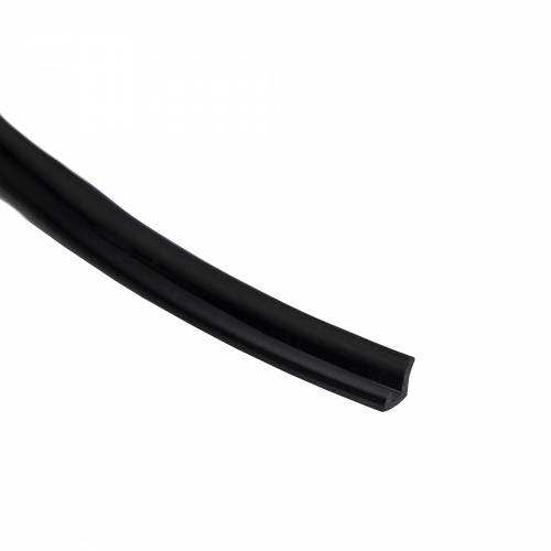 Уплотнитель силиконовый черный для рамочных фасадов 8,0х3,5 мм, AKS_1