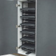 Обувная система поворотная 800 BRUNO h1927-2177 (12 полок), графит PRIME by AKS_preview_1