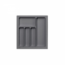 Лоток для столовых приборов 500 PIXEL 435*485, графит AKS фотография