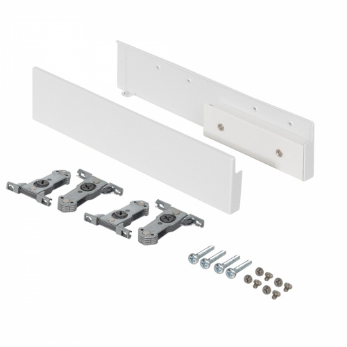 Держатель передней стенки внутреннего ящика H=167 Slimbox Evolution белый с рейлингом на фасаде_1