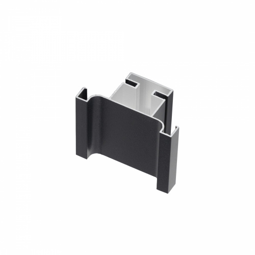 Профиль алюм. GOLA-16 вертикальный средний 5,4 м черный AKS_1