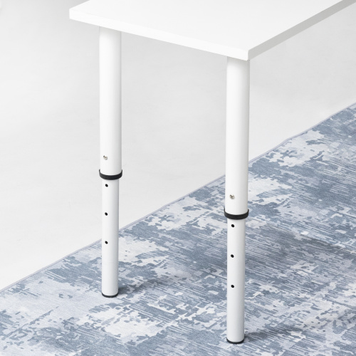 Опора меб. телескоп2 d32/40 h380-440-500-560, белый AKS_5