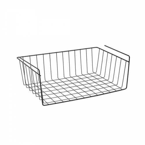 Корзина подвесная 400*255*140, черный РФ (на полку)_1
