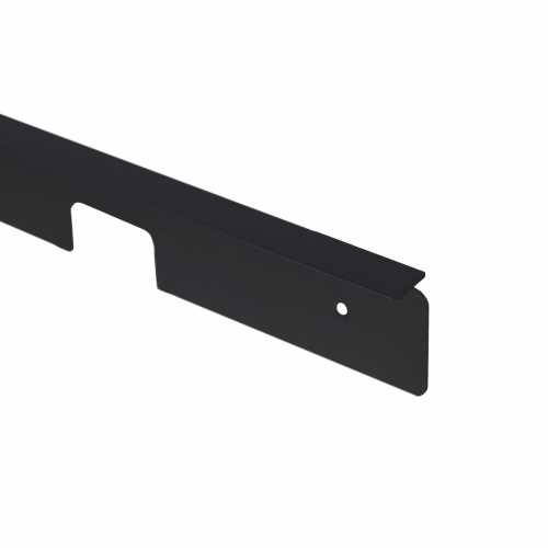 Планка соединительная к столешнице 38 Egger с открытым торцом черная AKS_1