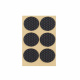 Подкладка самоприлипающая фетровая прорезиненная d40мм (1упак.=6шт), черная, Folmag_preview_1