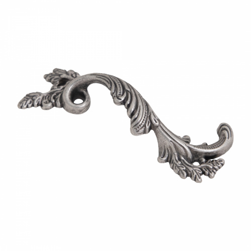 Ручка меб. скоба мет. NATURA 96 античное серебро правая AKS_1