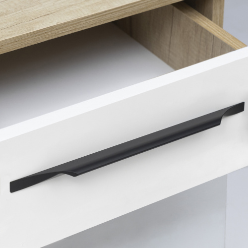 Ручка меб. скоба алюм. ENVISION 320/430 черный матовый, AKS_5