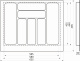 Лоток для столовых приборов 700 BASIC 635*485, серый AKS_preview_1