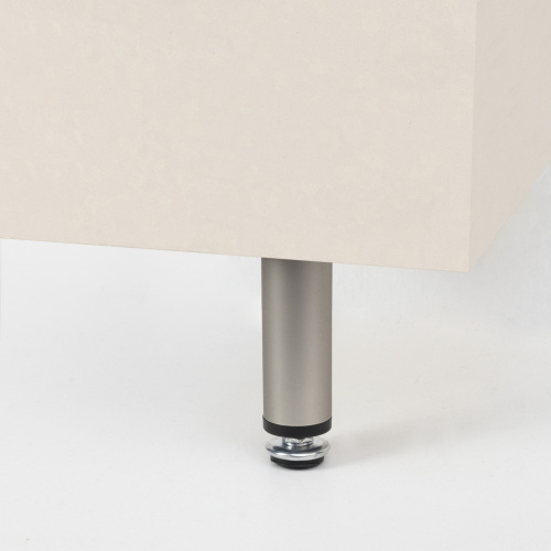 Опора меб. мет. D-100 h100 d30 с регул. сатин AKS_3