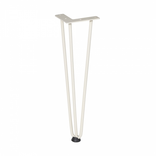 Опора меб. FLASH h410, слоновая кость AKS_1