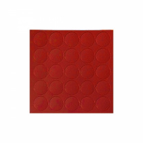 Заглушка самоприлипающая к конфирматам красный китайский (14110) FOLMAG (лист-25шт.) фотография