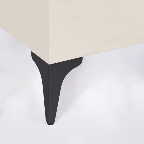 Опора меб. мет. STELLAR h150 угловая черный матовый AKS_4