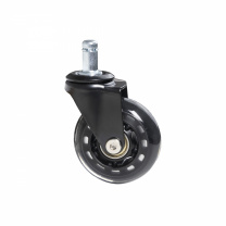 Колесо меб. SKATE d63 со штоком, черный PRIME by AKS фотография