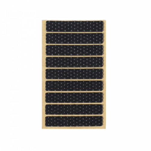 Подкладка самоприлипающая фетровая прорезиненная 15 х 80мм (1упак.=9шт), черная, Folmag_1