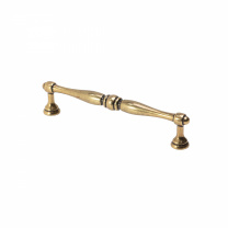 Ручка меб. скоба мет. EVA 128 античная латунь, AKS Ручка меб. скоба мет. EVA 128 античная латунь, AKS