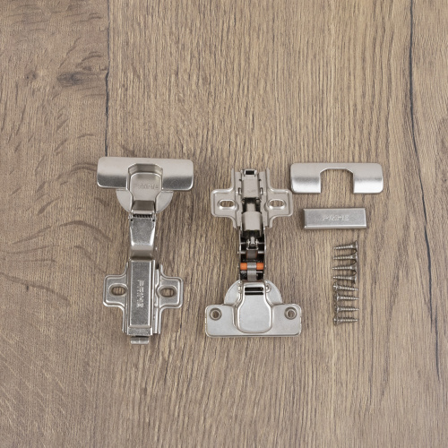 Петля внутренняя с доводчиком 48мм h2 clip-on PRIME by AKS (саморезы, заглушки) (упак. = 2 шт.)_6