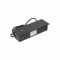 Выдвижной удлинитель Hollander, 2 розетки, 2xUSB, HDMI, LAN, черный AKS