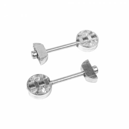 Стяжка для компакт плиты K TOP (1 к-т=2стяжки+2винта+2 ответные планки) Italiana Ferramenta_1