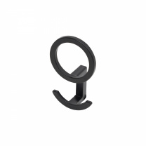 Крючок меб. трехрожковый мет. RONDO черный матовый AKS фотография