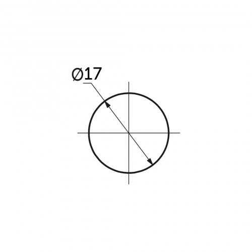 Заглушка эксцентрика -01- чёрный (1уп=1тыс.шт), РП_2