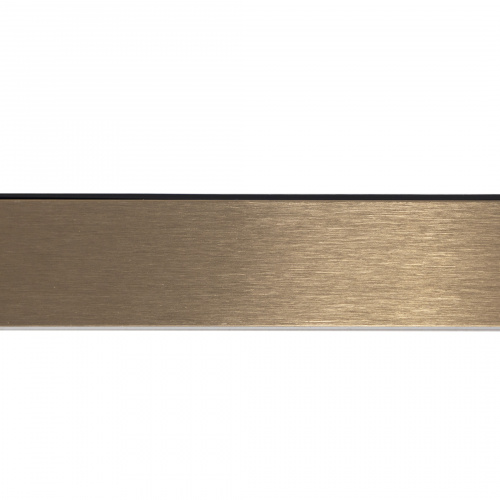 Штанга гардеробная прямоуг. FAME LUMI L-1000 с демпфером, латунь браш AKS_4