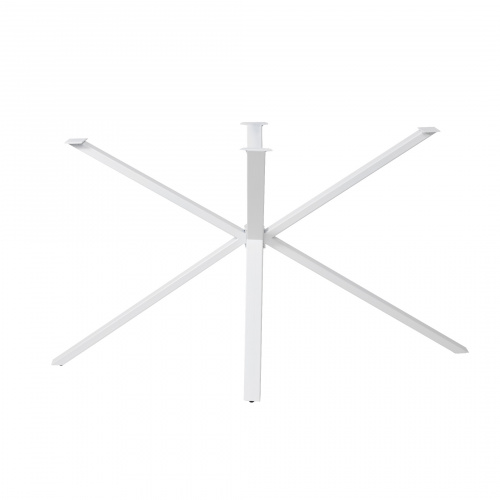 Подстолье VECTOR h714 под прямоугольную столешницу, белый муар AKS_3