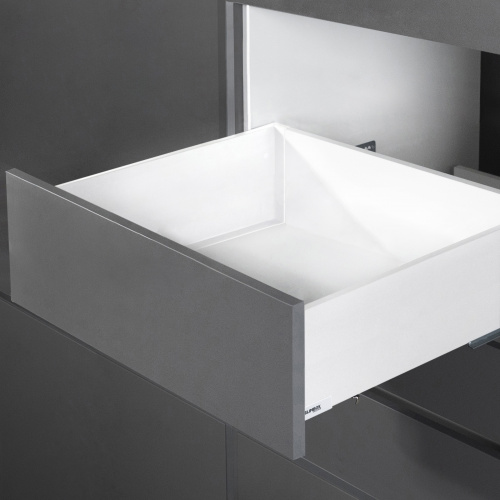 Система ящиков Slimbox Evolution L-400 H=167 белый PUSH TO OPEN ДСП16мм_4