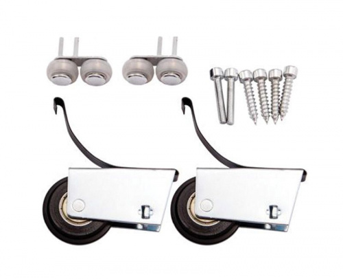 Комплект роликов SENATOR открытый для 1 раздвижной двери AKS 60 кг для узкой сис-мы_1