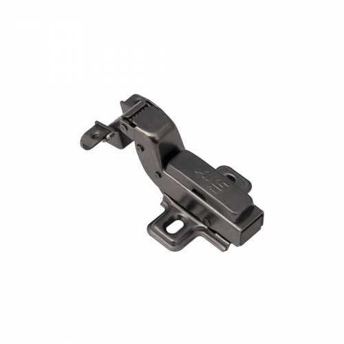 Петля д/алюм.рамки Z-1 внутренняя с доводчиком h0 clip-on AKS PLUS черная (саморезы, заглушки)_1