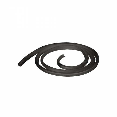 Уплотнитель ПВХ вставной черный SENATOR тип U BY (1рул.=100пог.м. ), 7,0х7,6 мм AKS_1