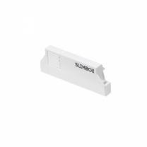 Ручка с поводком внутреннего ящика Slimbox 13,5-21мм белая фотография