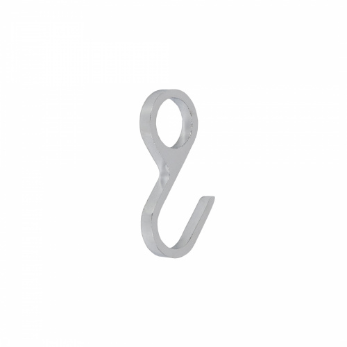 Крючок на трубу d16 несъемный хром AKS_1