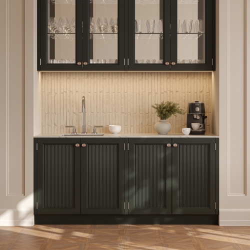 Ручка меб. кнопка мет. MAGIA матовая античная латунь AKS_5