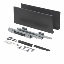 Система ящиков Slimbox Evolution L-500 H=199 графит SOFT CLOSE ДСП16мм фотография