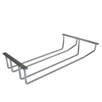 Держатель подвесной для бокалов двухрядный BJ005, хром РФ фотография