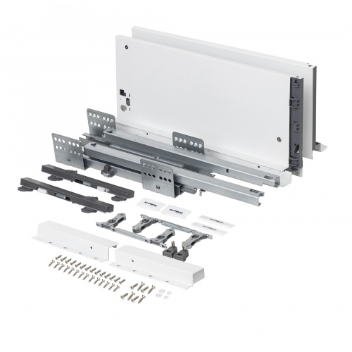 Система ящиков Slimbox Evolution L-400 H=167 белый PUSH TO OPEN ДСП16мм_5