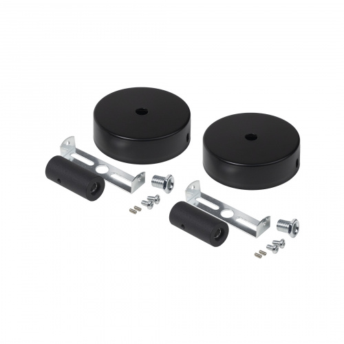 Заглушки (крепления) к светодиодной веревке, d25, тип 2 (1 компл = 2шт.), черный, AKS_3