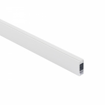 Штанга гардеробная прямоуг. FAME LUMI L-1000 с демпфером, белый матовый AKS фотография