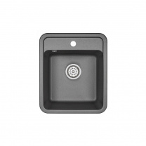 Мойка кварцевая, прямоугольная, ST-4202, 420x500мм, черный, Granula фотография