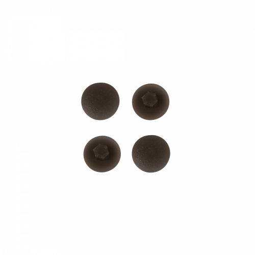 Заглушка пластик к конфирматам венге (38) PL (упак.-1тыс.шт.)_1