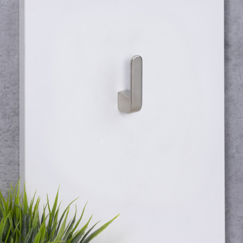 Крючок меб. однорожковый мет. START сатин AKS_6