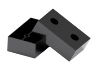 Опора меб. пласт. 60х40х20 чёрный РП