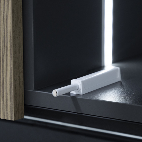 Механизм push-to-open наконечник магнитный накладной/врезной белый GRIDLI усиленный_4