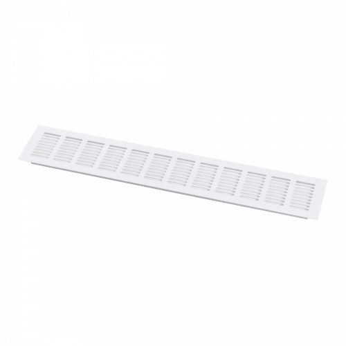 Решетка вентиляционная 480х80мм белая алюминий AKS (1компл=2шт)_1