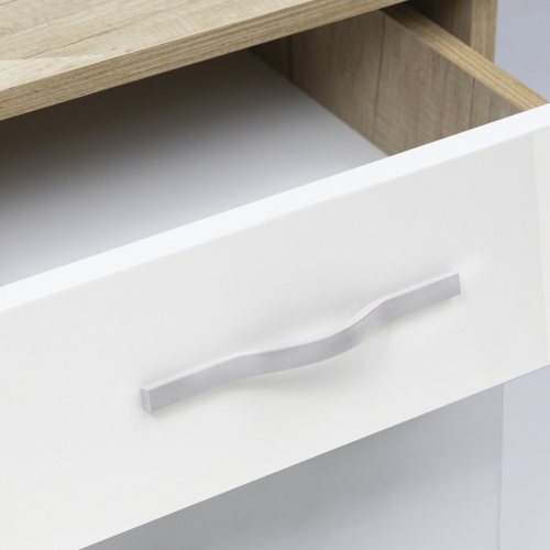 Ручка меб. скоба алюм. MELISA 160-192/220 алюминий, AKS_4