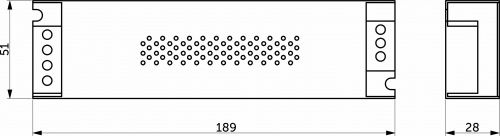 Блок питания Indoor 60W/24V, Pro, AKS_2